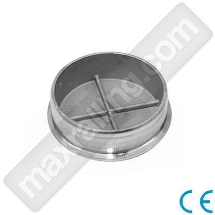 Тапа за тръба 50,8х1,5мм огледална